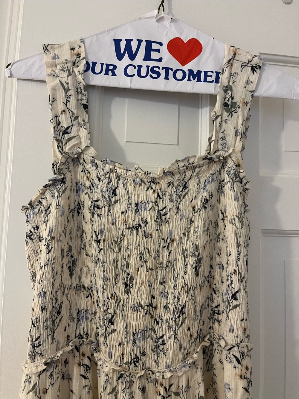 Floral Smocked Maxi Dress - Picture 2 of 7
